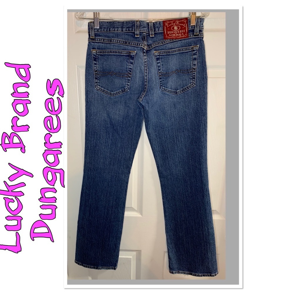 Lucky Brand Dungarees Josie Mid Rise Flare Jeans 4 - Picture 4 of 6